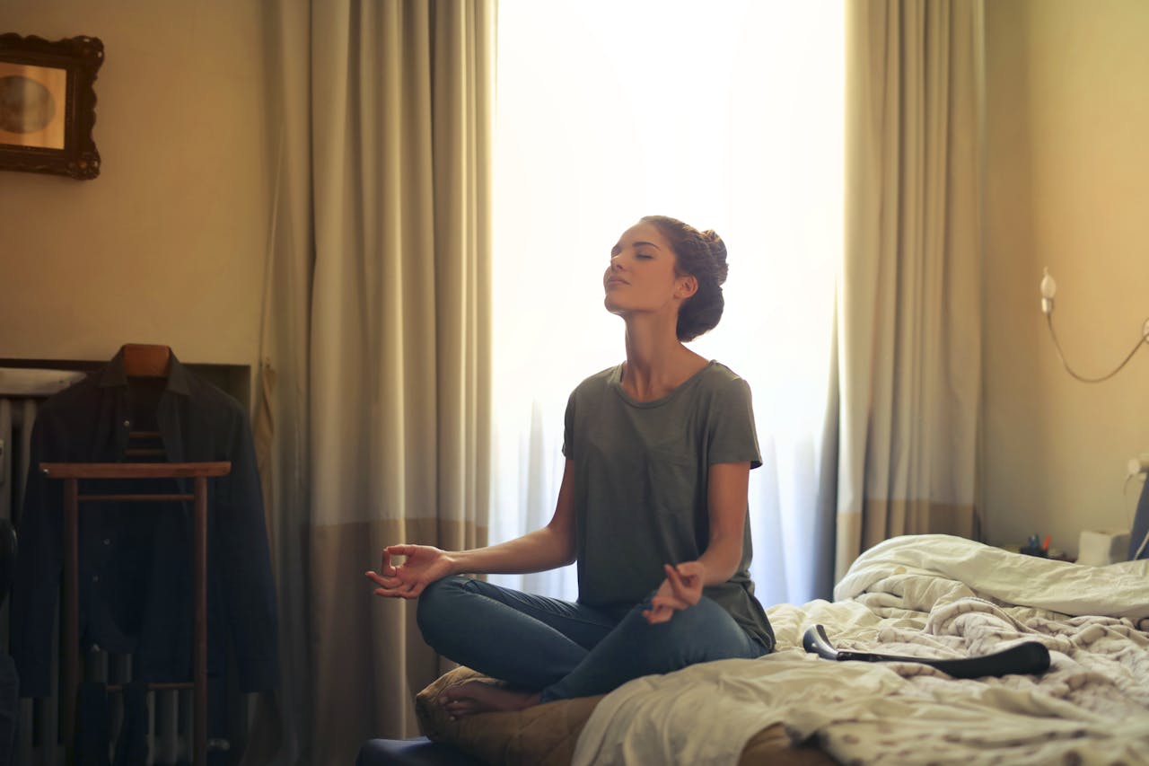 Rustiger slapen door meditatie
